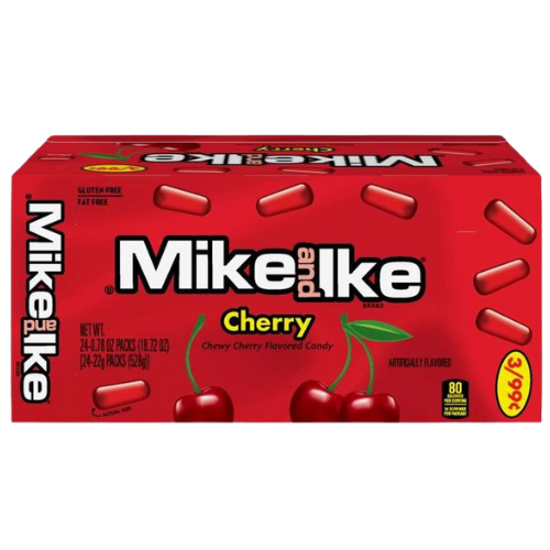 Pack of 24 Mike & Ike Cherry Blast 22g candies