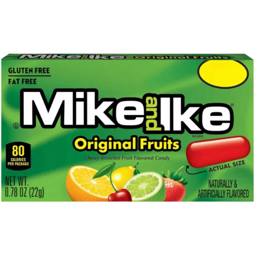 Pack of 24 Mike & Ike Original Fruits 22g candies