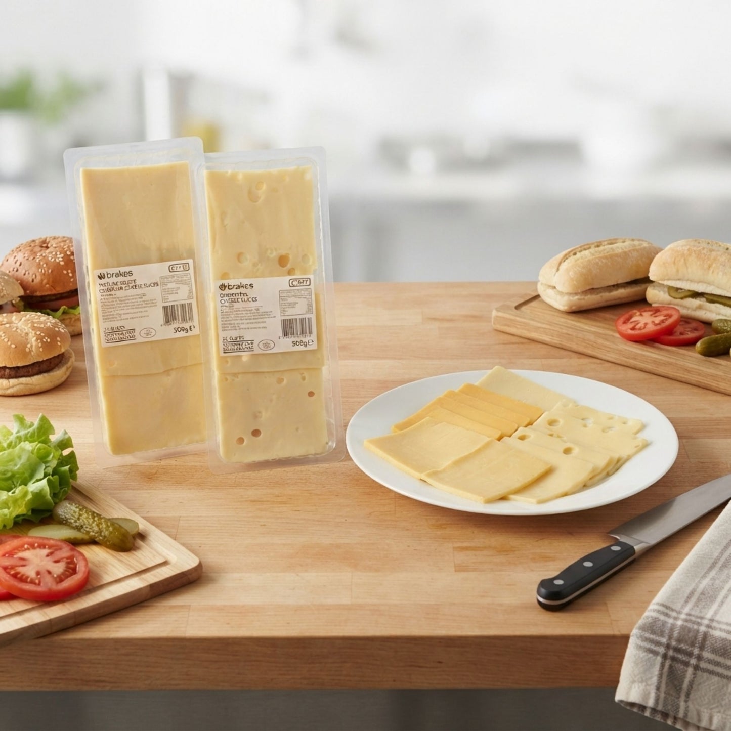 Two cheese varieties in one pack