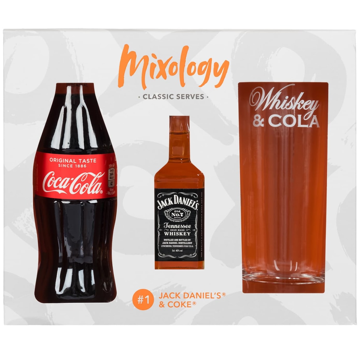 Mixology Classic Serves Jack Daniel's & Cola Gift Set with tumbler