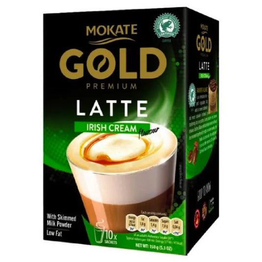Mokate Irish Latte 10 pack instant coffee sachets