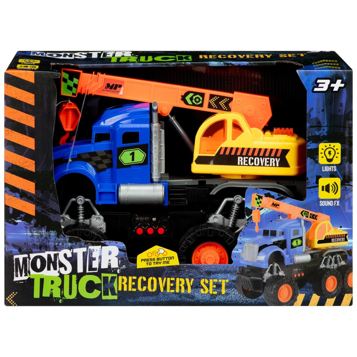 Monster Truck Recovery Set with Lights and Sounds
