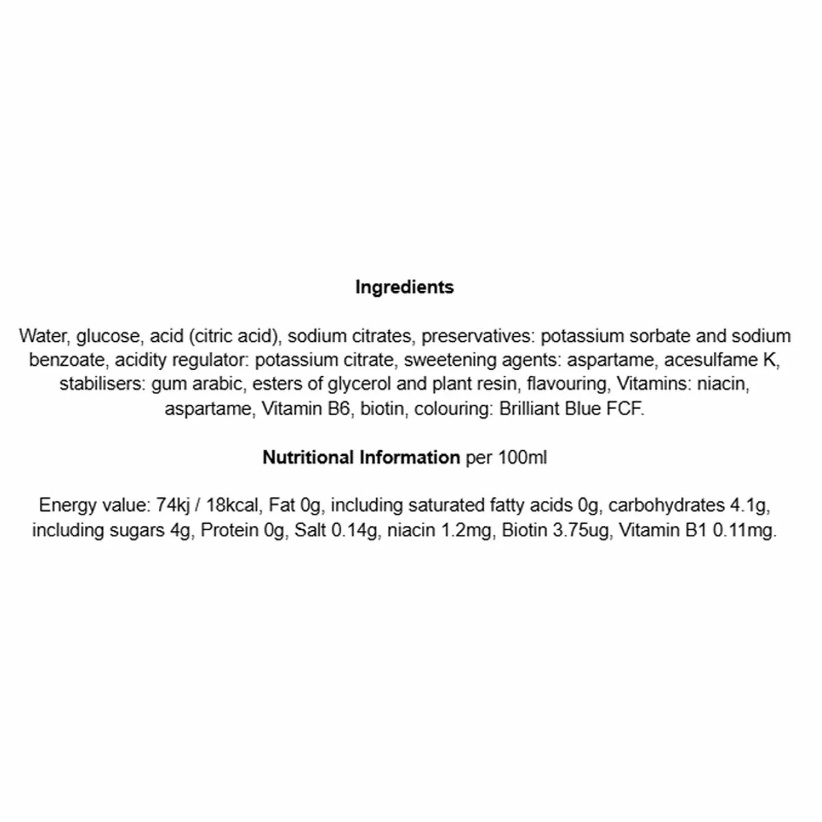 Multifruit isotonic hydration drink