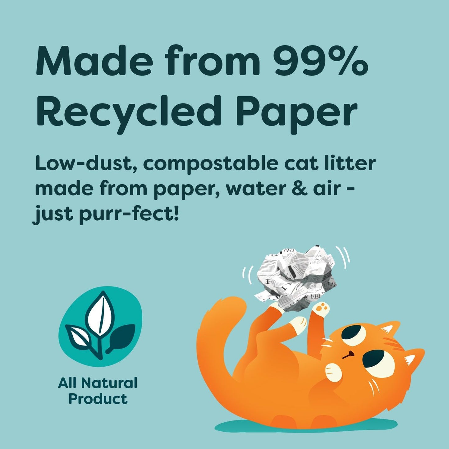 paper pellet cat litter for low tracking