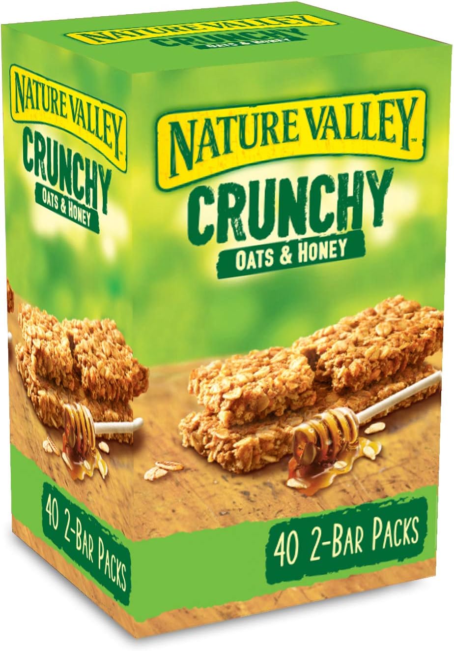 Nature Valley Oats 'n' Honey Granola Bar, Crunchy and Delicious Snack