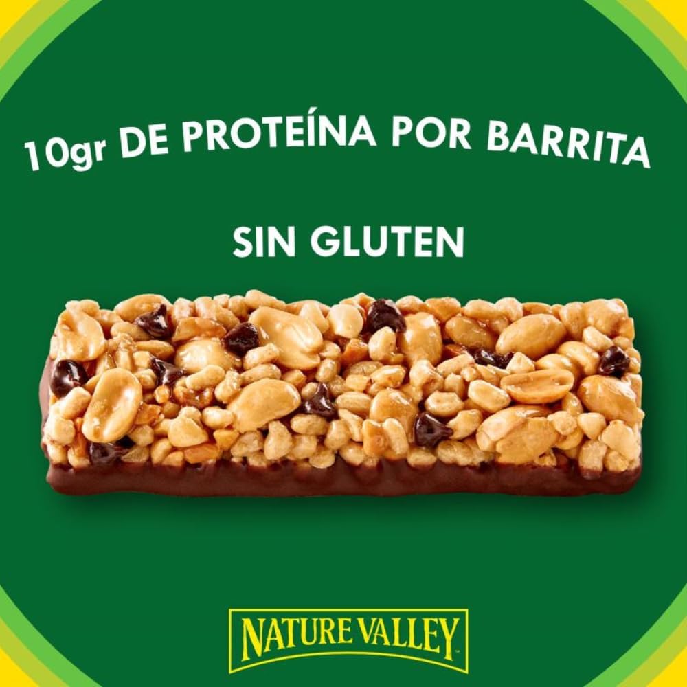 Nature Valley Protein Peanut & Chocolate Bars, 26-Pack Box, High in Protein, Gluten-Free Snack