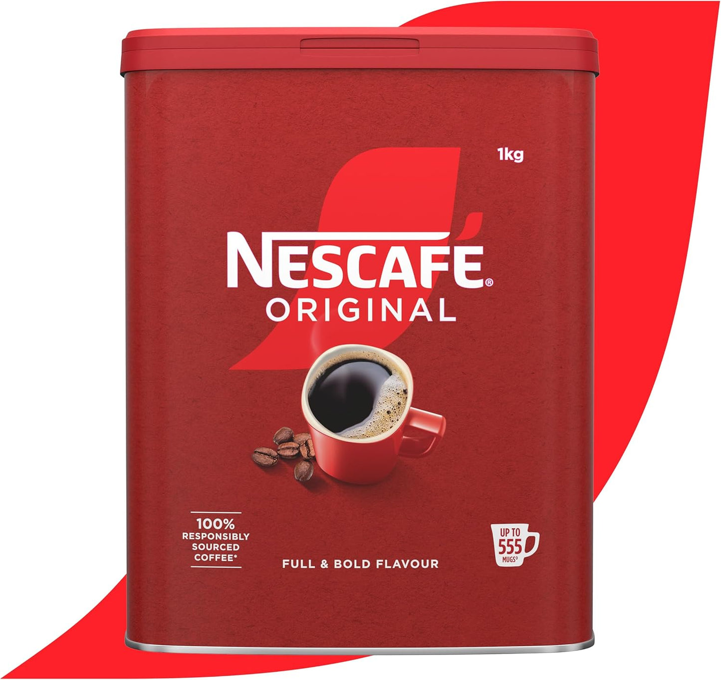 NESCAFÉ 1kg tin with classic rich aroma and smooth taste