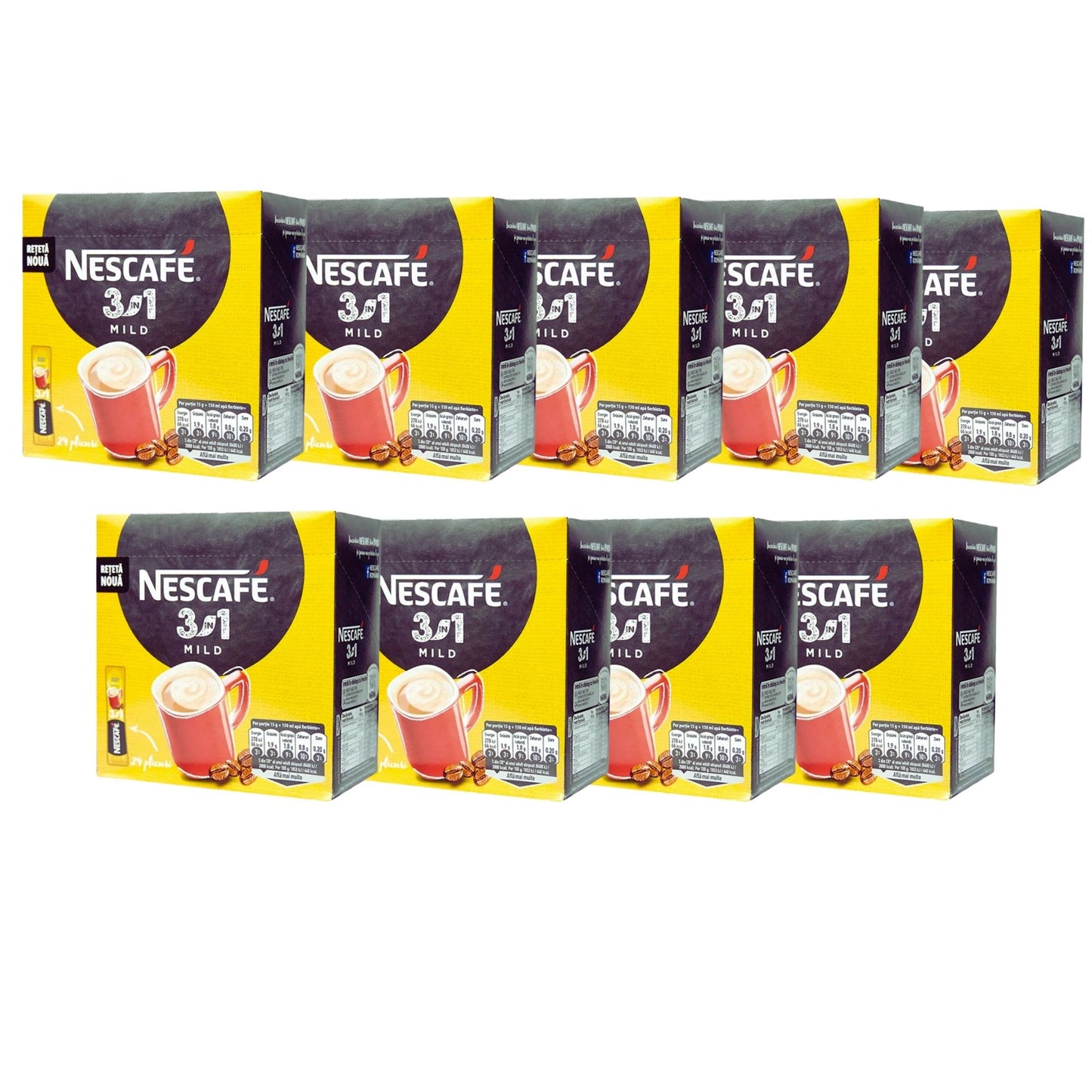 Nescafé 3-in-1 Mild Coffee for travel or office