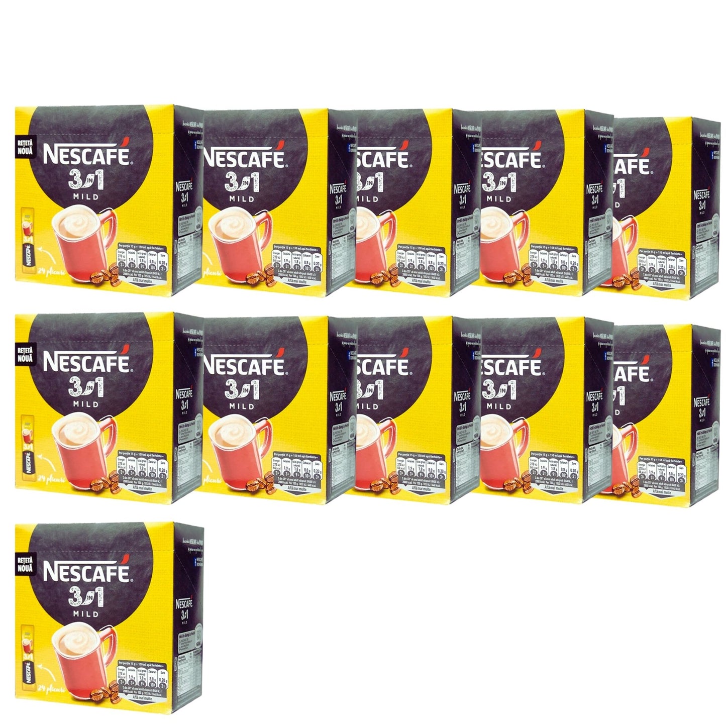 Relaxing with a cup of Nescafé 3-in-1 Mild Coffee