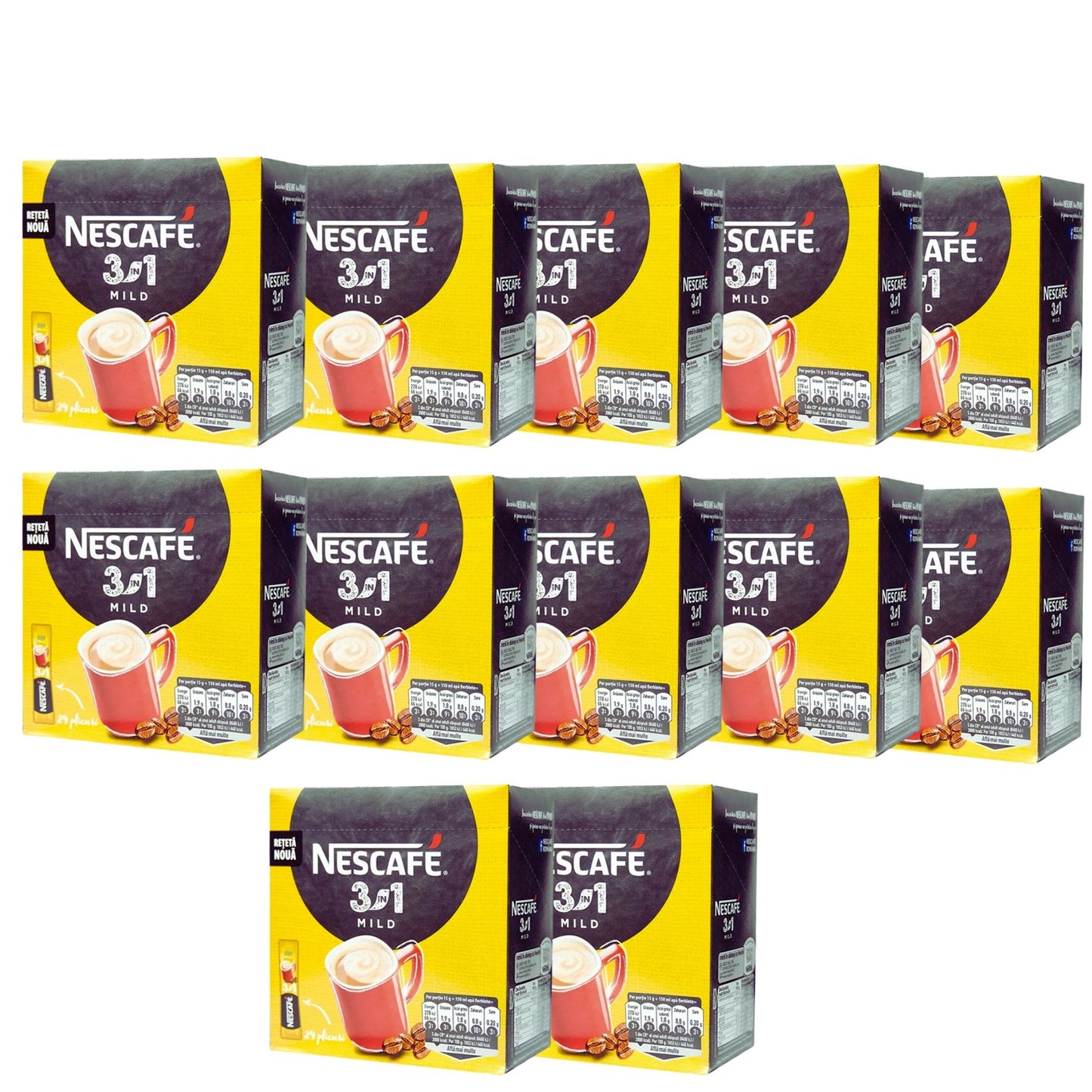 Nescafé 3-in-1 Mild Coffee 12 pack