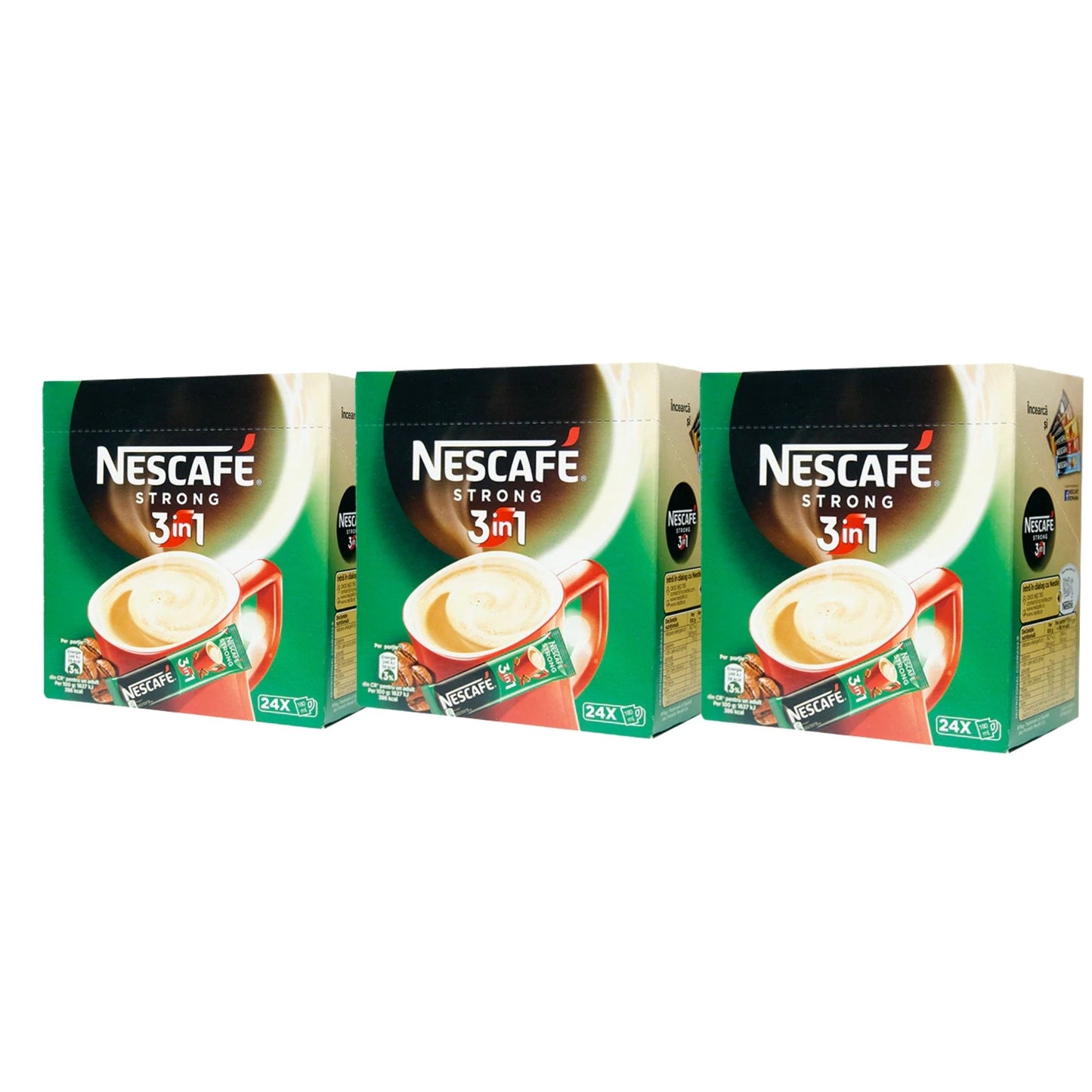 ulti-pack of Nescafé 3-in-1 Strong Coffee 14g for commercial use