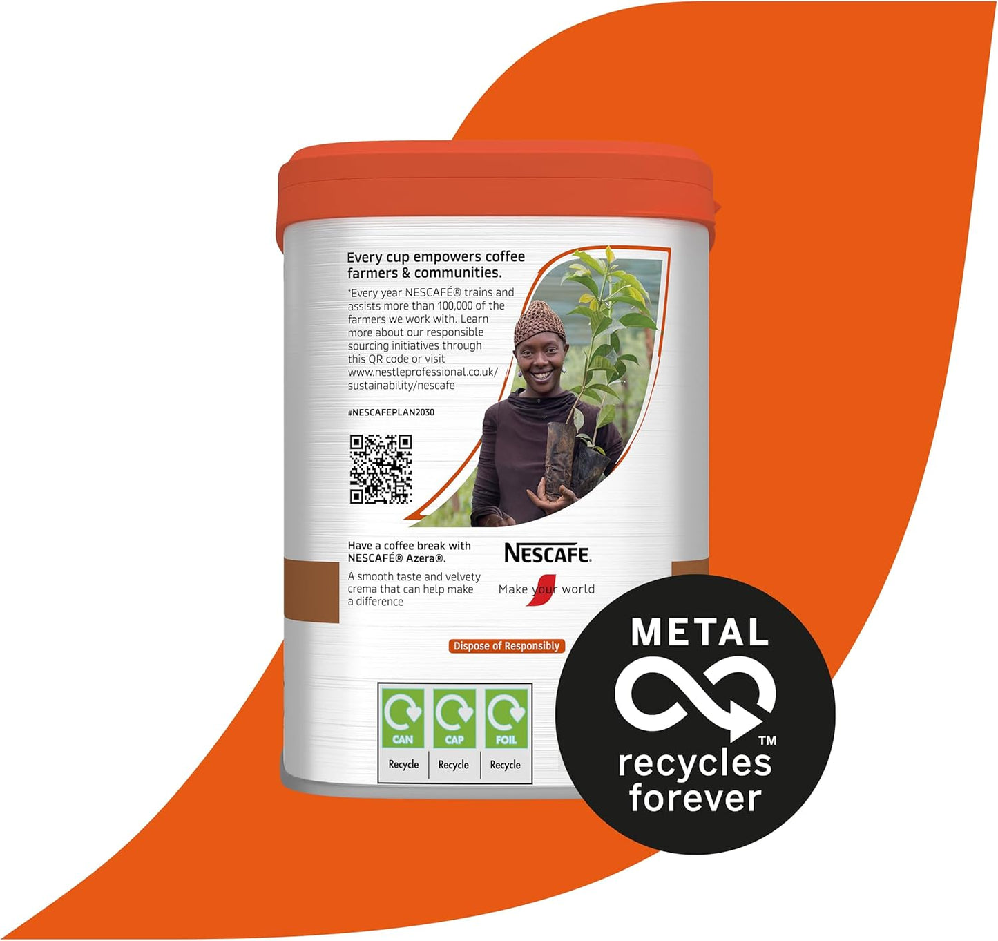 NESCAFÉ Azera Americano 500g Coffee Tin – Café-Quality Instant Coffee at Home