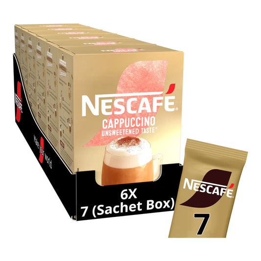 Nescafé Cappuccino sachets with unsweetened taste