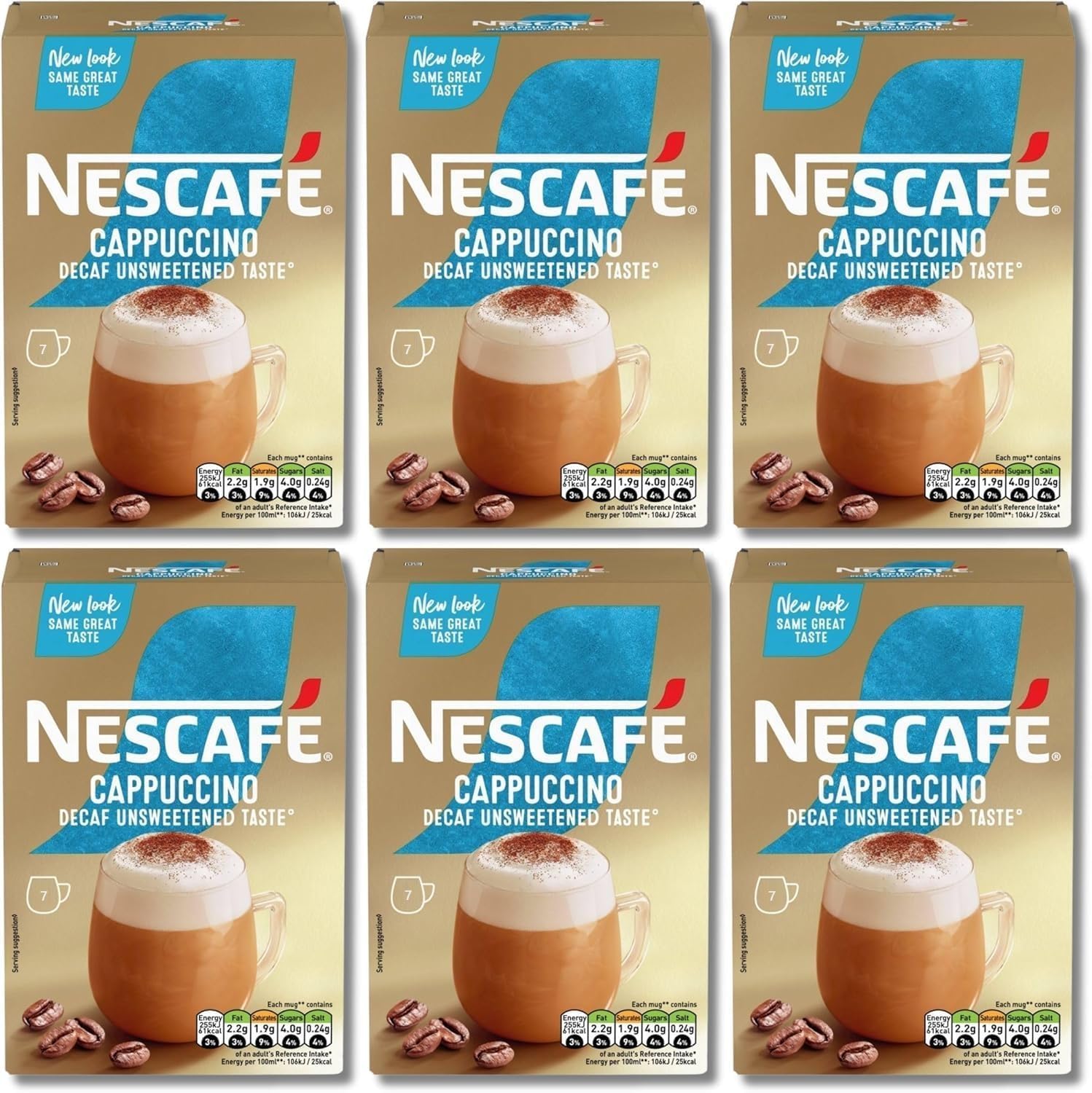 NESCAFÉ Decaf Cappuccino 42 sachet box