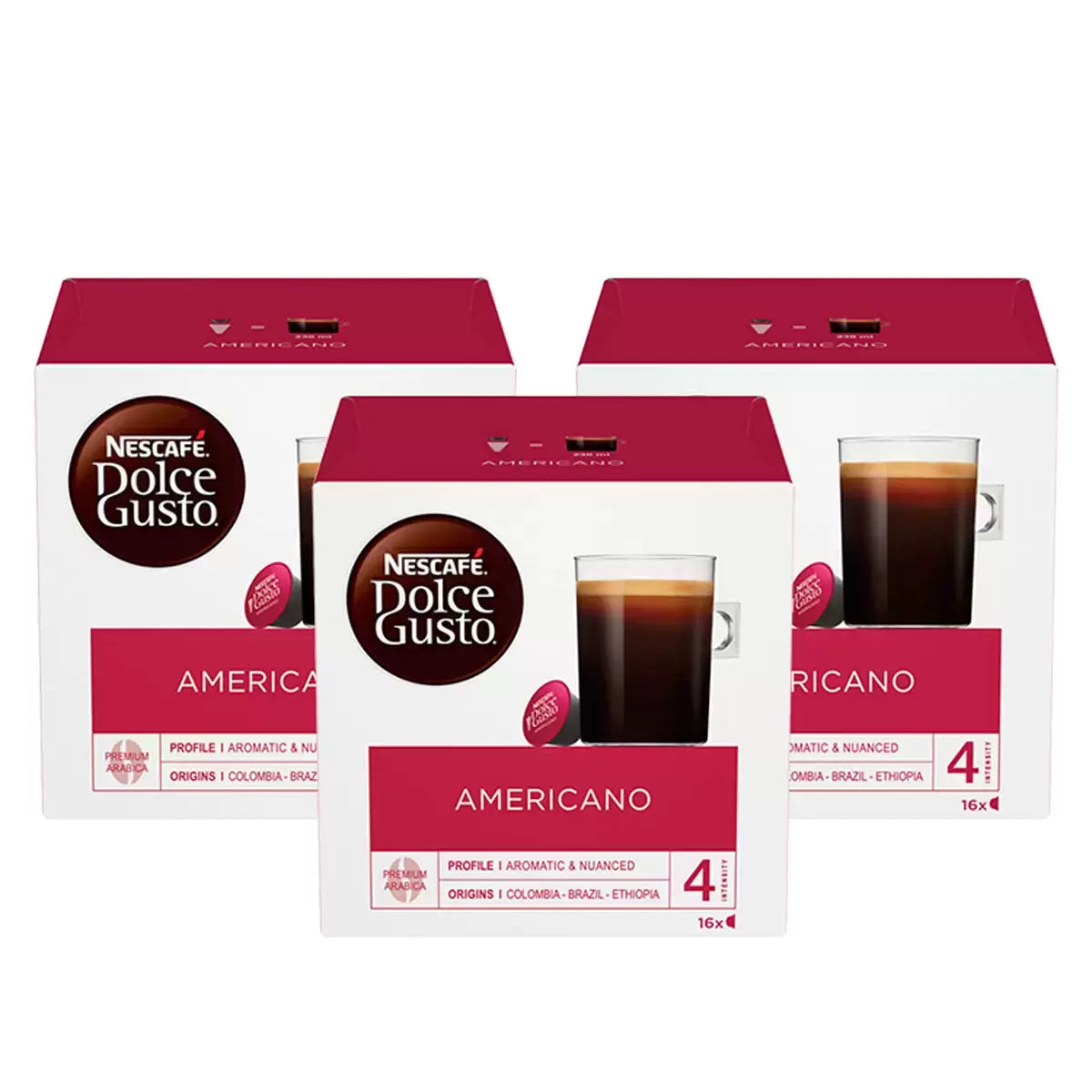 nescafe dolce gusto americano coffee pods 48 pack