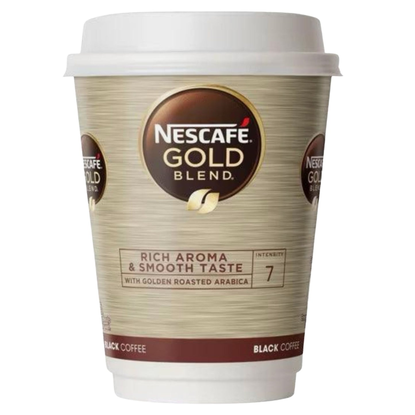 Nescafé Go Gold Blend instant black coffee foil cups