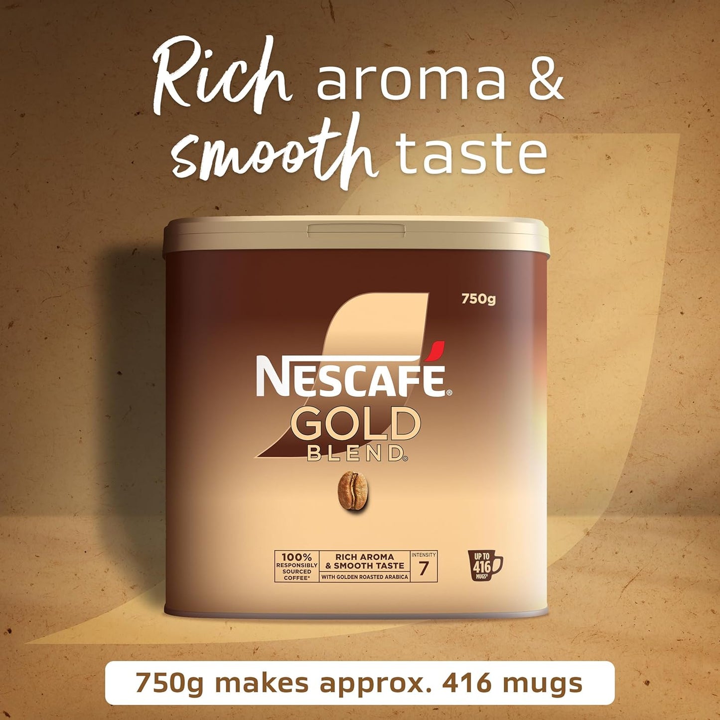 NESCAFÉ Gold Blend instant coffee tin packaging