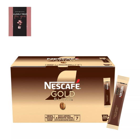 nescafe gold blend coffee sachets 200 pack 1.8g