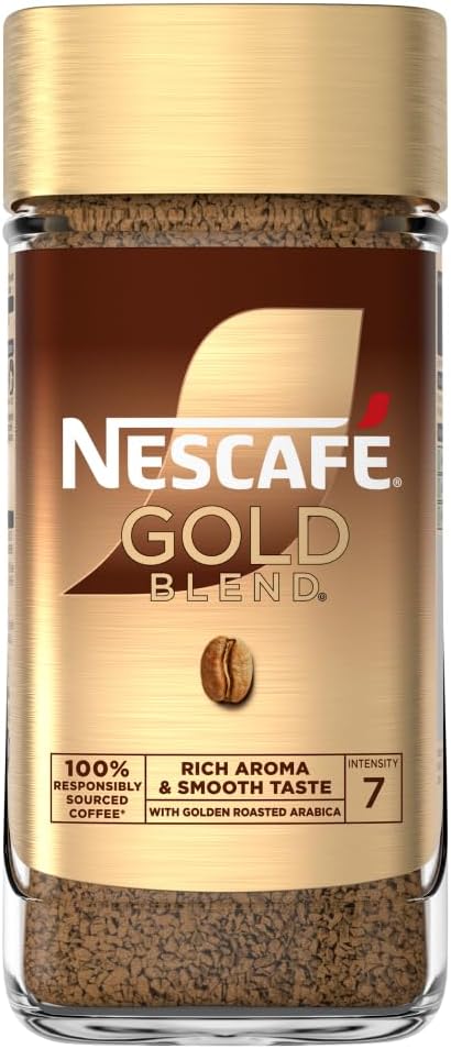 NESCAFÉ Gold Blend Instant Coffee 200g value pack for multiple servings of rich coffee