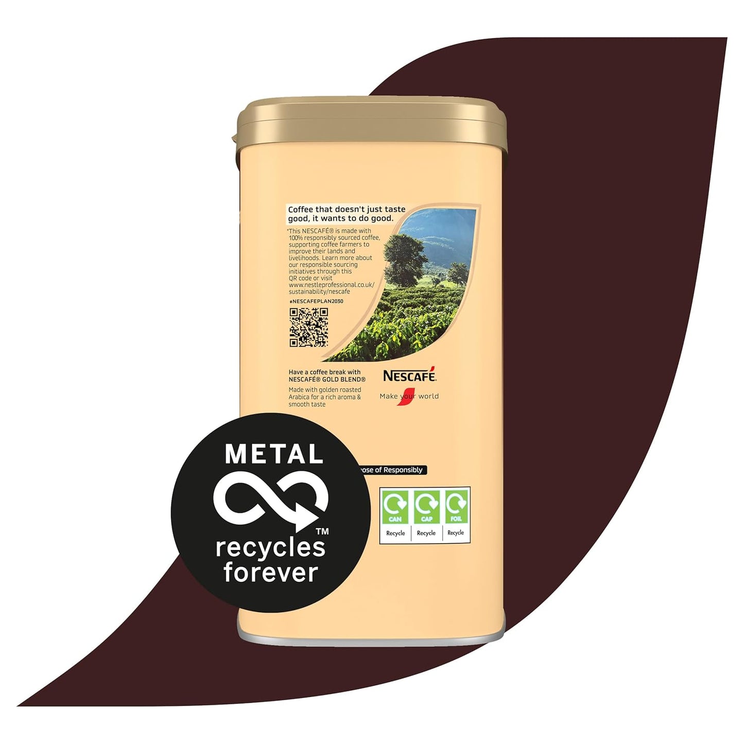 NESCAFÉ Gold Instant Coffee 750g blend tin