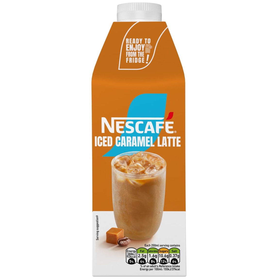Nescafe Iced Caramel Latte 750ml multi-serve coffee drink