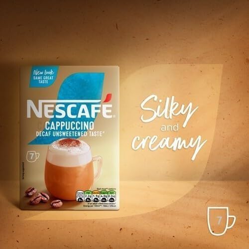 Instant decaf cappuccino sachets by NESCAFÉ