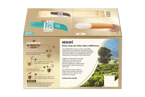 smooth frothy coffee sachets from nescafe