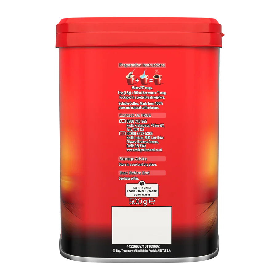 Nescafe Original 500g tin pack for instant coffee