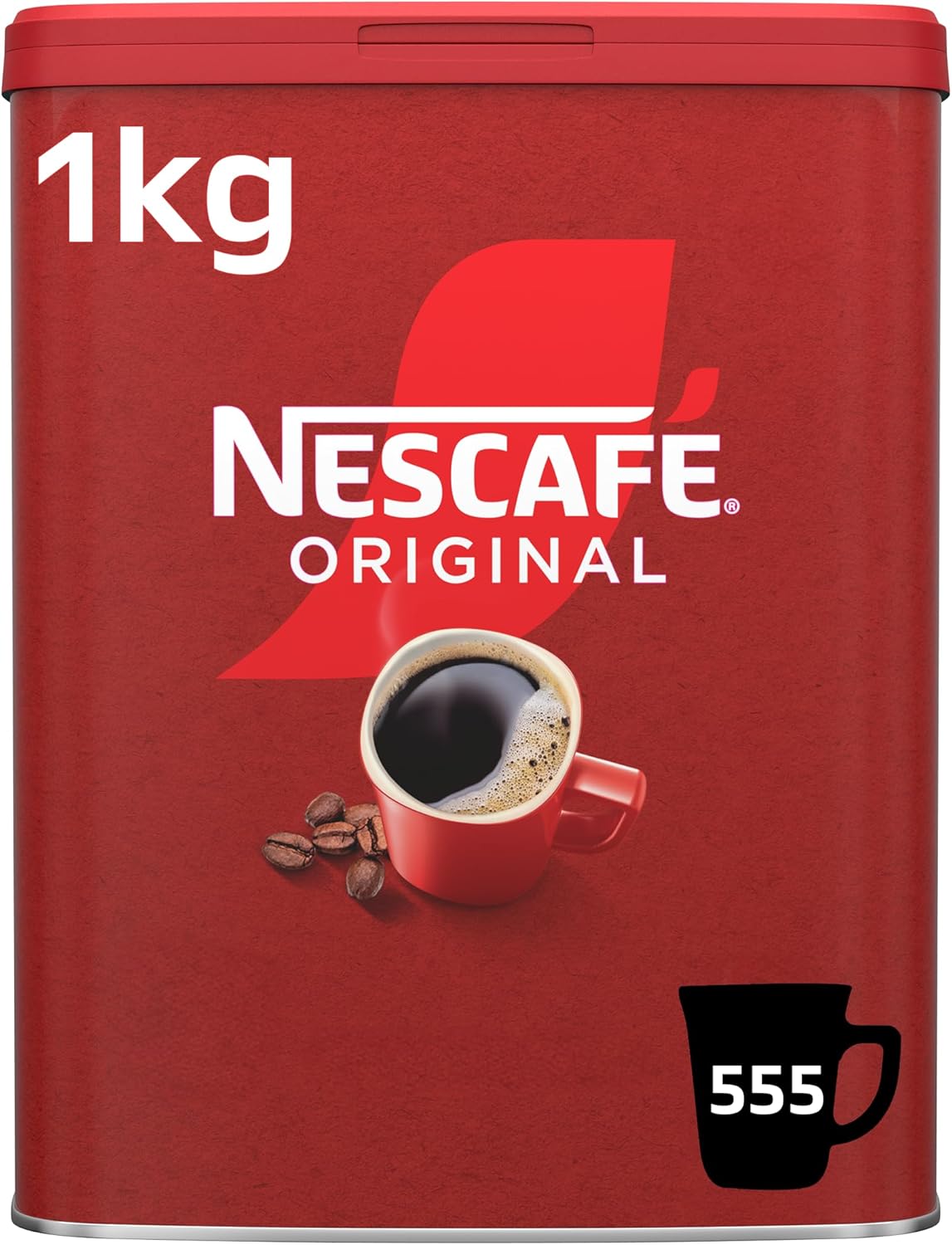 NESCAFÉ Original Instant Coffee 1kg tin 555 cups