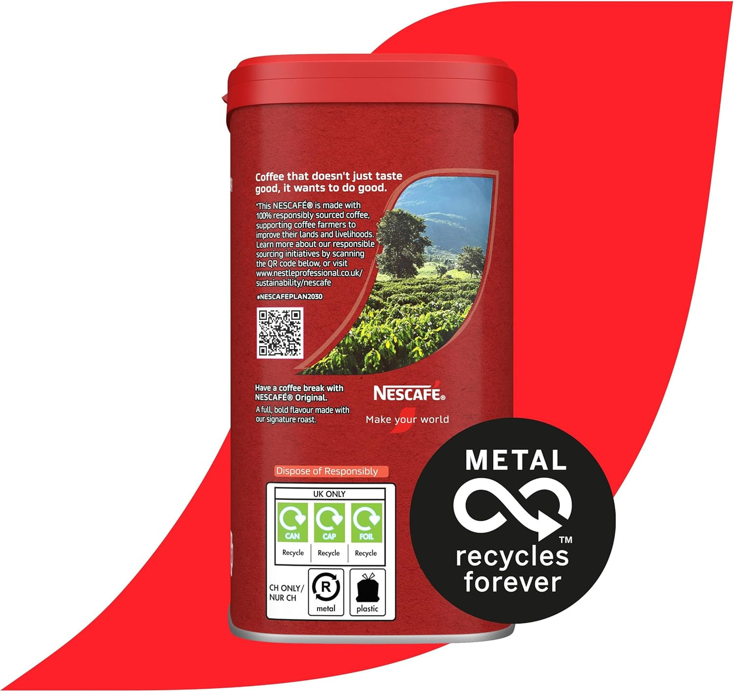 Smooth and satisfying NESCAFÉ Original Instant Coffee in 750g size