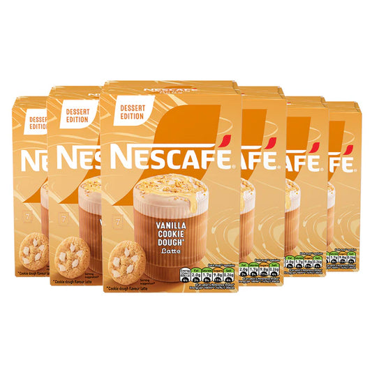 Nescafe Vanilla Cookie Dough Latte sachets pack