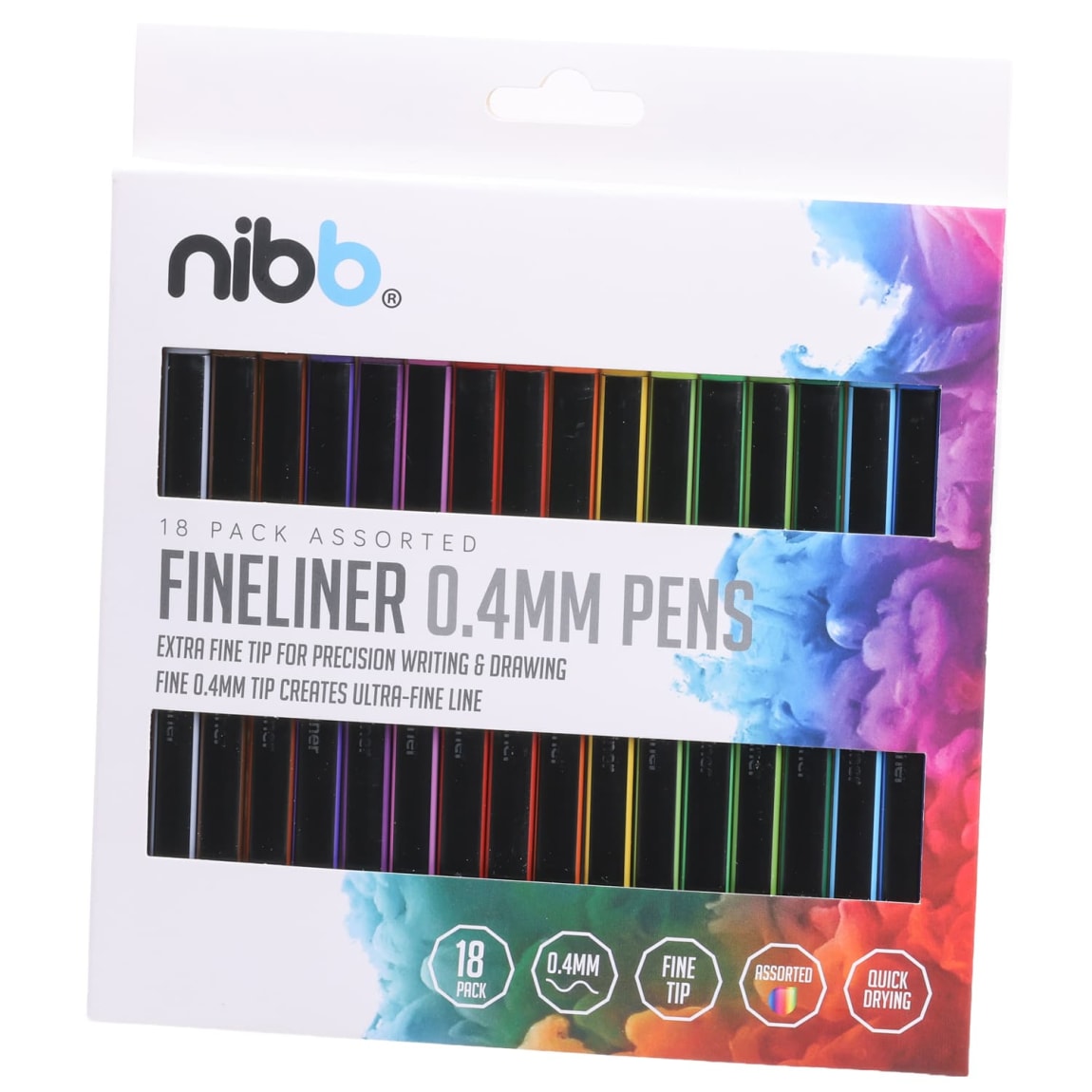 Nibb Fine Liner Pens 18 Pack