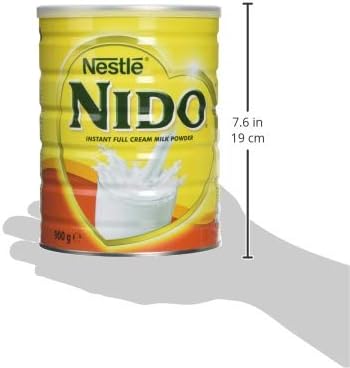 nido instant full cream milk powder 900g tin with rich creamy taste