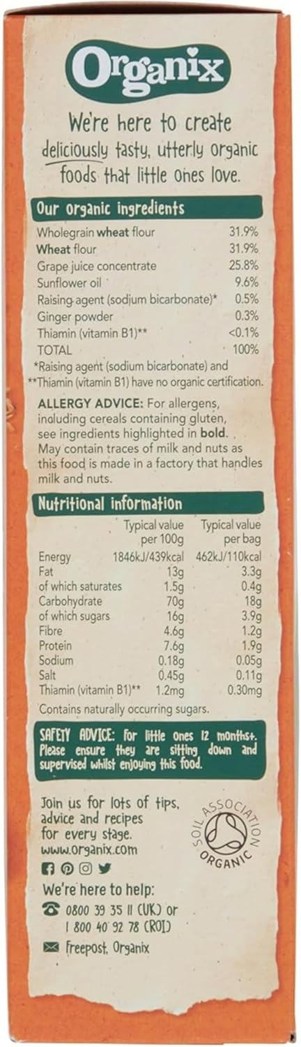 preservative-free gingerbread biscuit organic