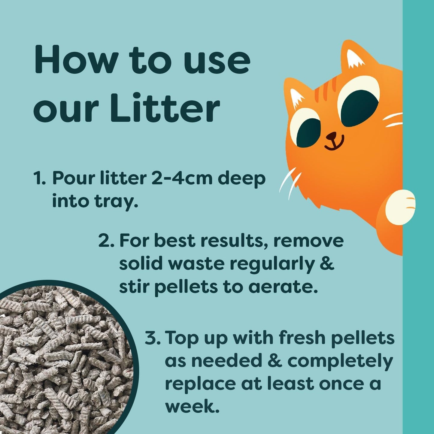 eco friendly cat litter with odour control