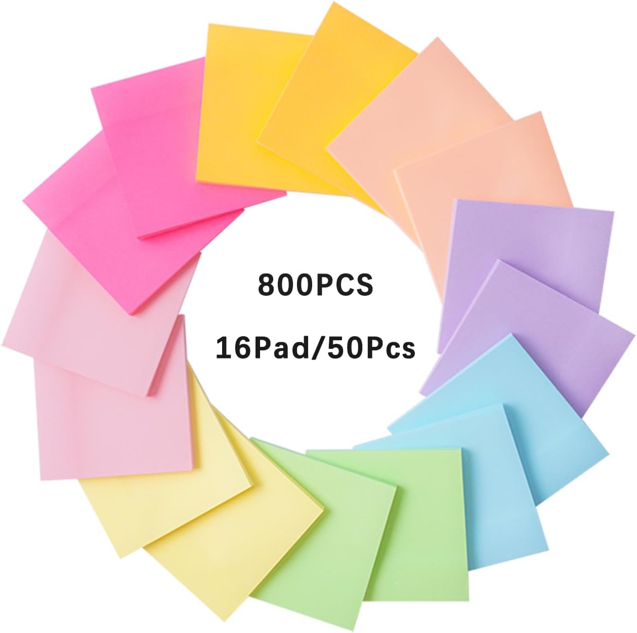 Peel-and-stick notes with reliable adhesive