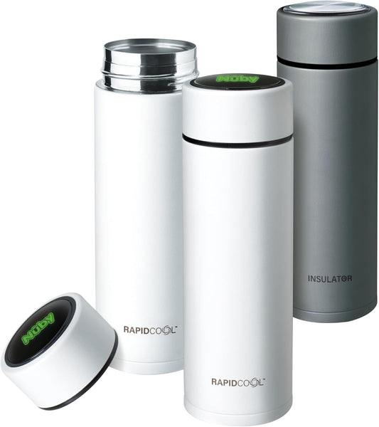 Nuby RapidCool Portable Baby Bottle Making Kit – Complete Set with 2 RapidCool Units and Accessories