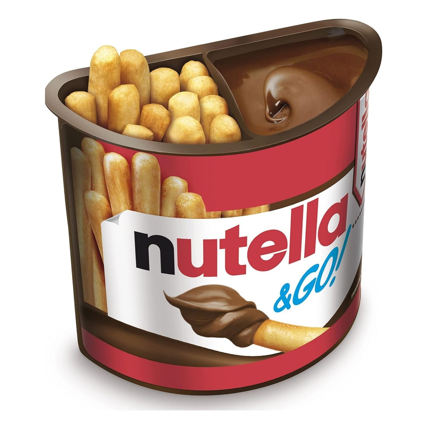 Nutella & Go hazelnut spread with crispy breadsticks snack pack