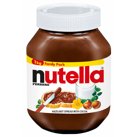 Nutella Hazelnut Chocolate Spread 1kg jar