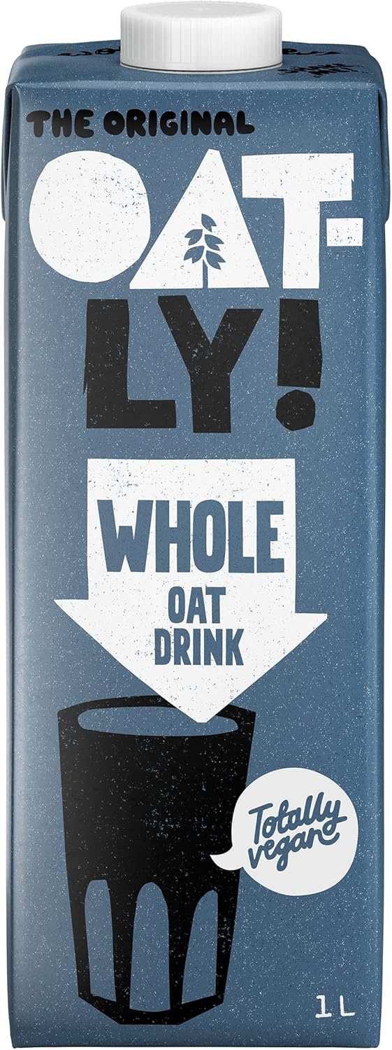 oatly whole oat drink 1 litre pack eco-friendly and sustainable beverage