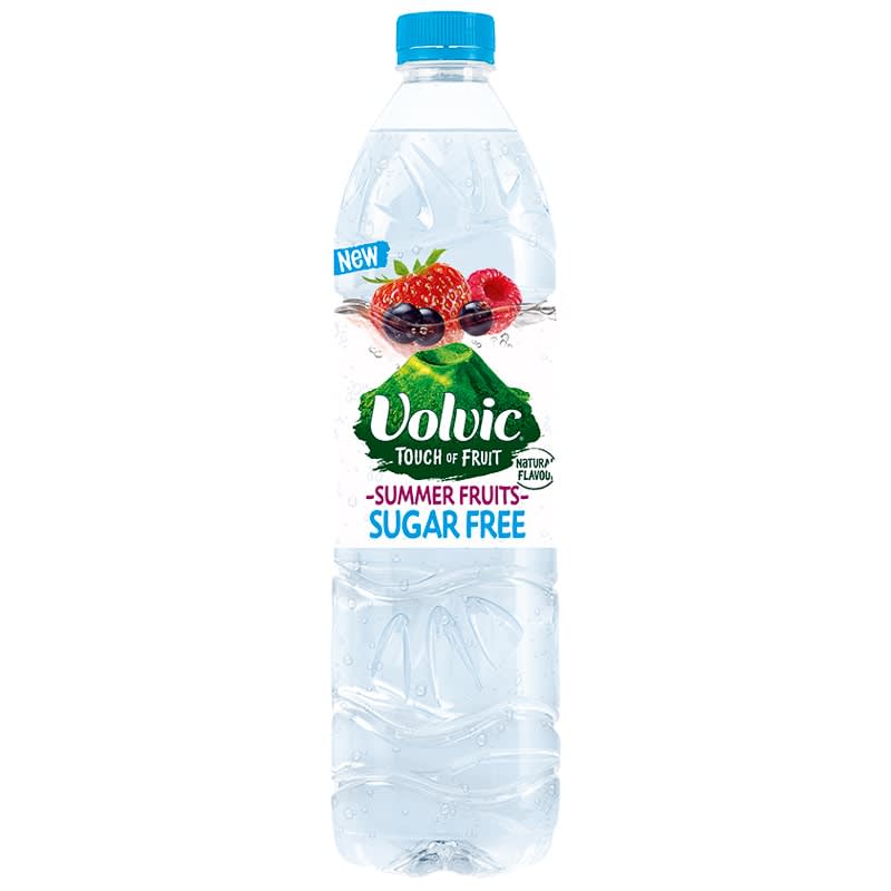 Volvic Touch of Fruit Sugar Free Summer Fruits 1.5L bottle of refreshing flavoured water