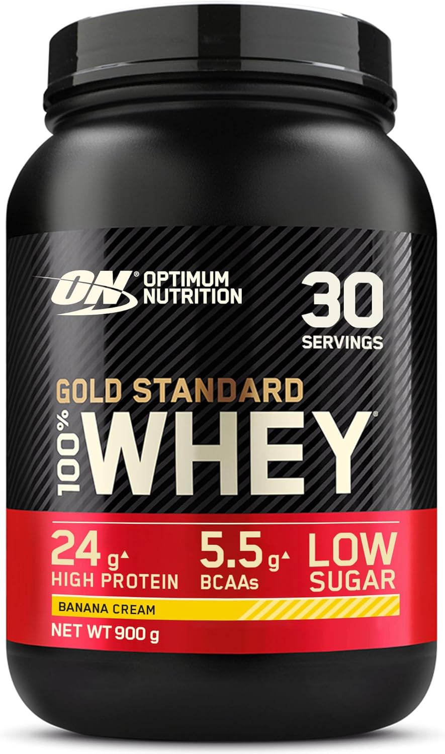 Optimum Nutrition Gold Standard Whey Protein Banana Cream 900g tub