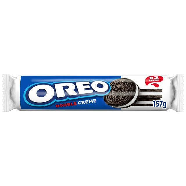 OREO double creme sandwich cookies pack 157g with vanilla filling