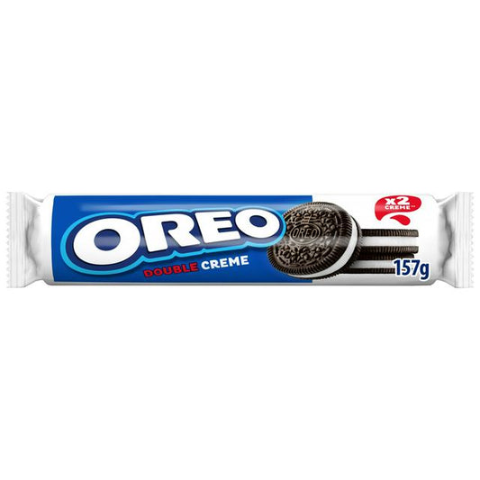 OREO double creme sandwich cookies pack 157g with vanilla filling