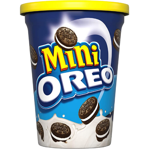 Oreo Mini Cookies 8 pack with resealable pouches