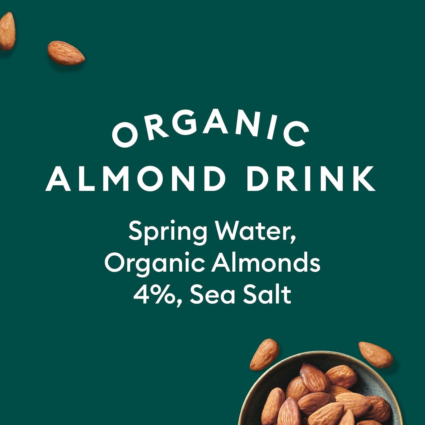 no sugar added almond milk with clean label