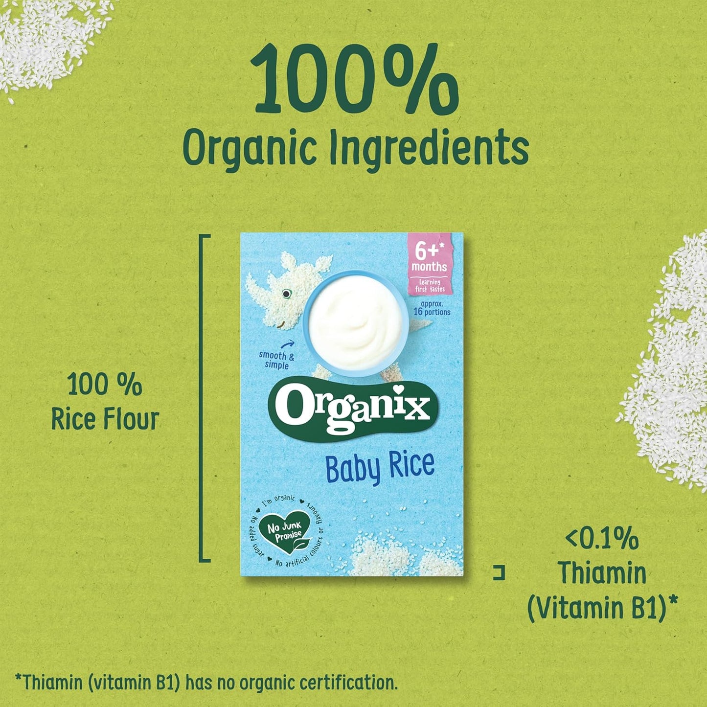 fine rice powder for mixing with baby food