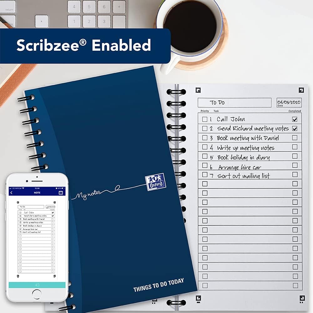 Wirebound Oxford notepad for work or study