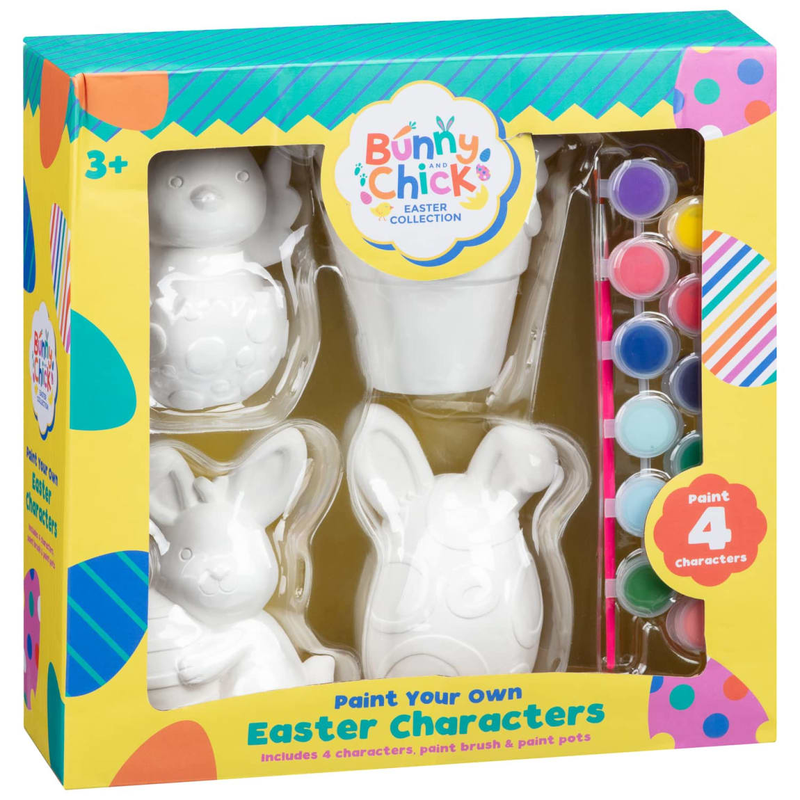 Paint Your Own Easter Characters 4pk craft set for kids