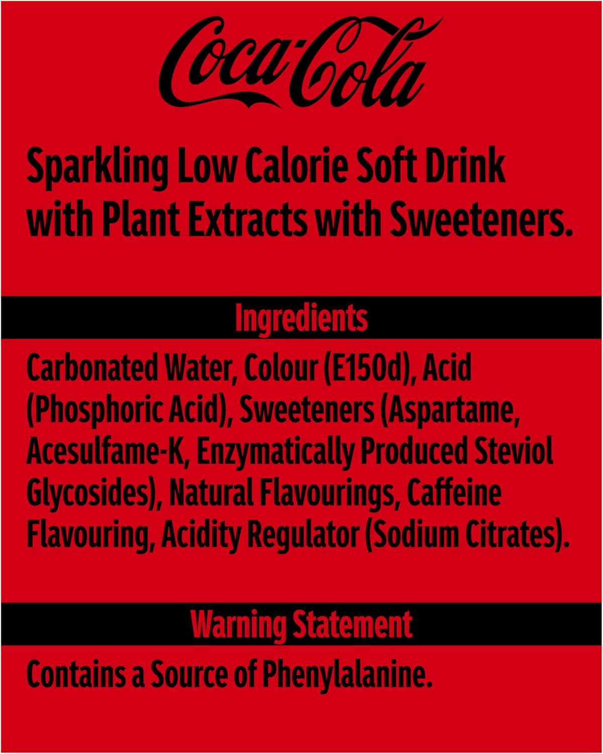 Party pack of zero-calorie soda